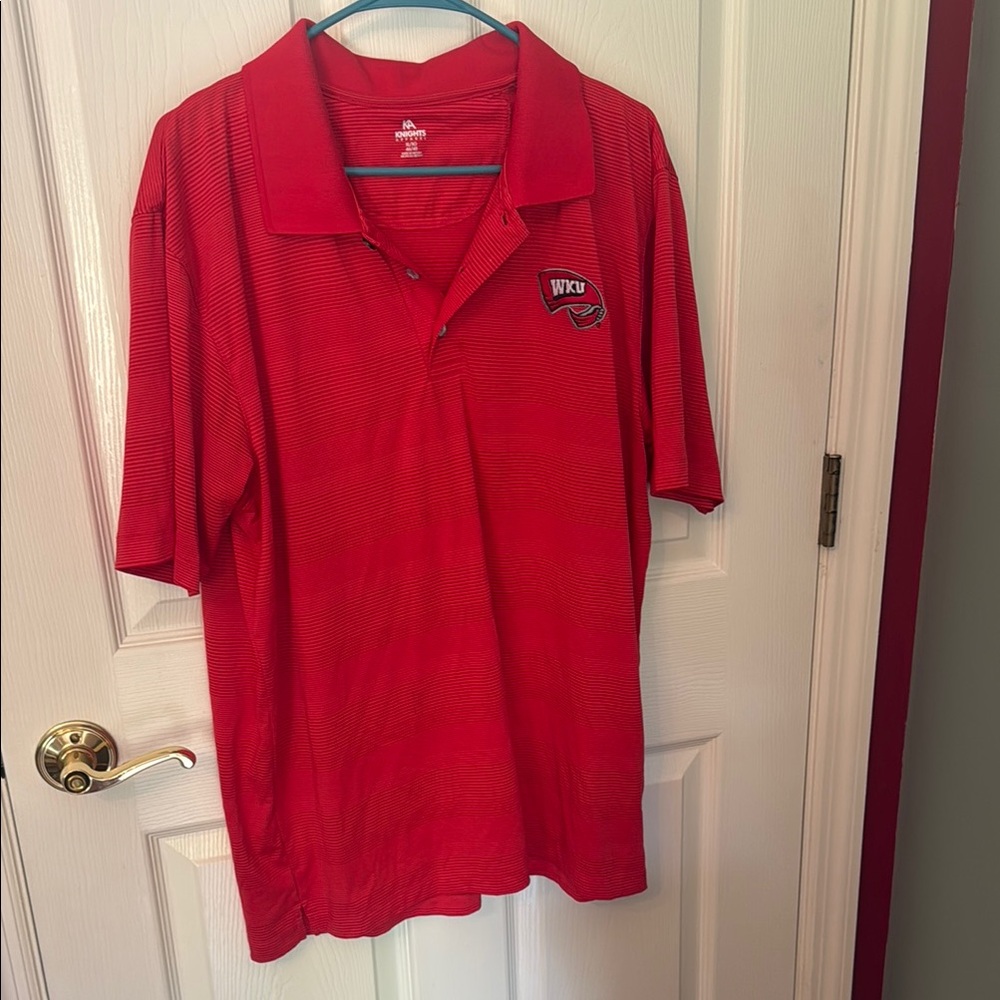 Knights Apparel Red Polo Shirt Casual Fit